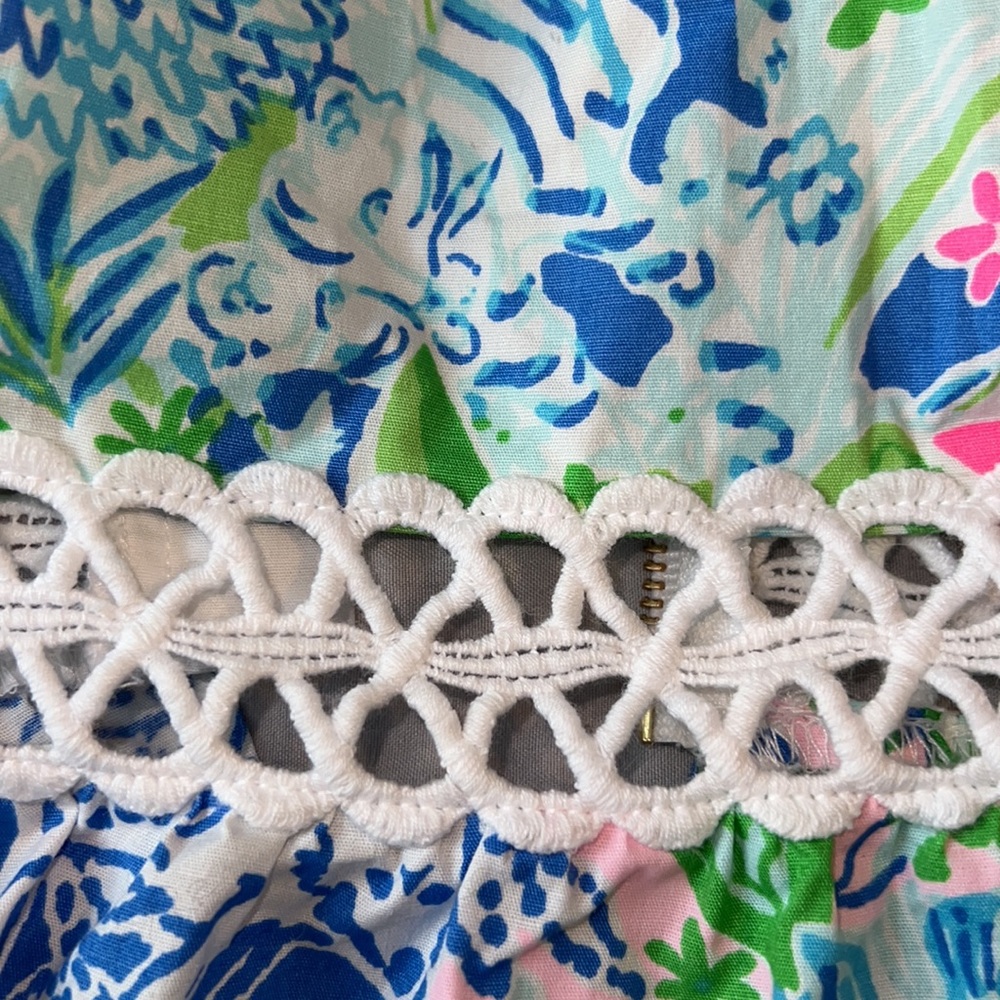 Lilly Pulitzer Cheek to Cheek Jan Eyelet Crop Top - Picture 8 of 13